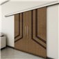 Holzschiebetür Slim-Line - Holz-Mix Model 3073 Holzschiebetür Slim-Line - Holz-Mix Model 3073