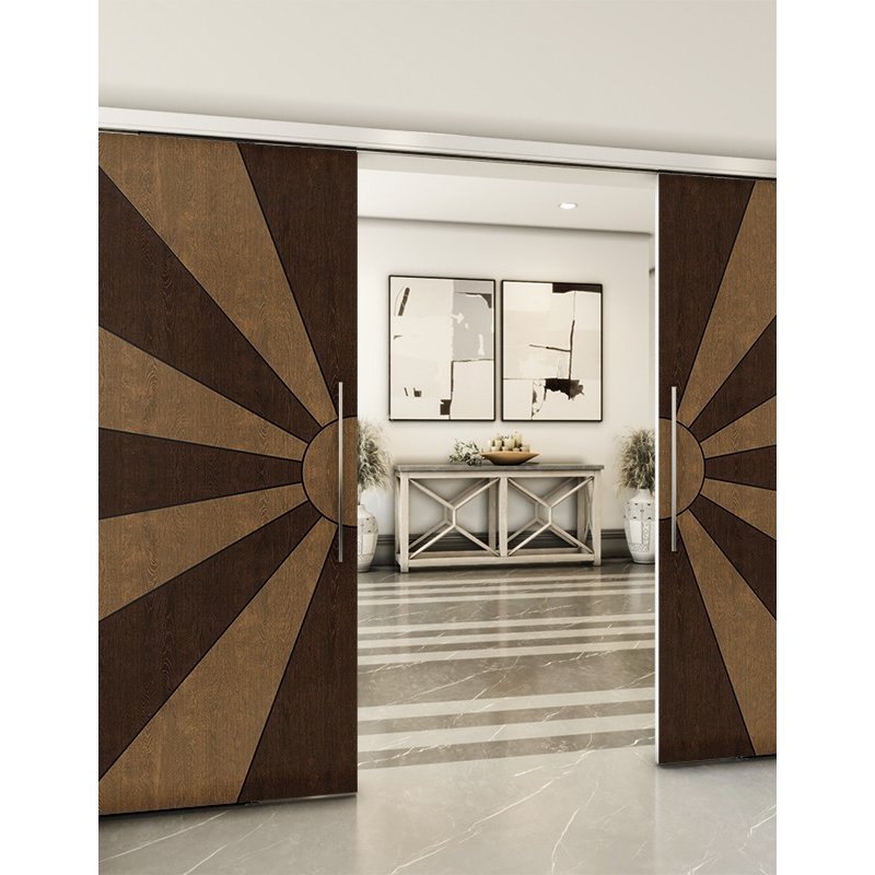 Holzschiebetür Slim-Line - Holz-Mix Model 3074 Holzschiebetür Slim-Line - Holz-Mix Model 3074