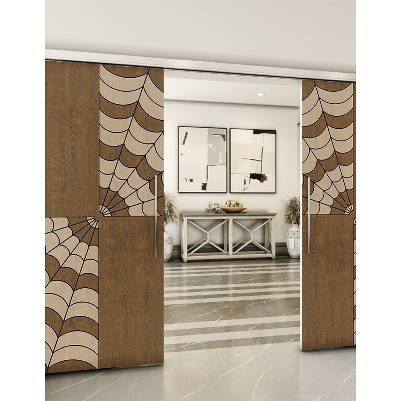 Holzschiebetür Slim-Line - Holz-Mix Model 3076 Holzschiebetür Slim-Line - Holz-Mix Model 3076