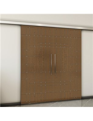 Holzschiebetür Slim-Line - Holz-Mix  Model 3087-2