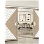 Holzschiebetür Slim-Line - Eiche und Weiss Model 3009 Holzschiebetür Slim-Line - Eiche und Weiss Model 3009