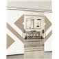 Holzschiebetür Slim-Line - Eiche und Weiss Model 3010 Holzschiebetür Slim-Line - Eiche und Weiss Model 3010
