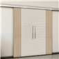 Holzschiebetür Slim-Line - Eiche und Weiss Model 3012 Holzschiebetür Slim-Line - Eiche und Weiss Model 3012