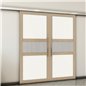 Holzschiebetür Slim-Line - Eiche und Weiss Model 3042 Holzschiebetür Slim-Line - Eiche und Weiss Model 3042