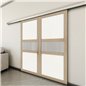 Holzschiebetür Slim-Line - Eiche und Weiss Model 3042 Holzschiebetür Slim-Line - Eiche und Weiss Model 3042