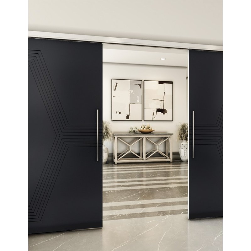 Holzschiebetür Slim-Line - Schwarz Model 3079 Holzschiebetür Slim-Line - Schwarz Model 3079
