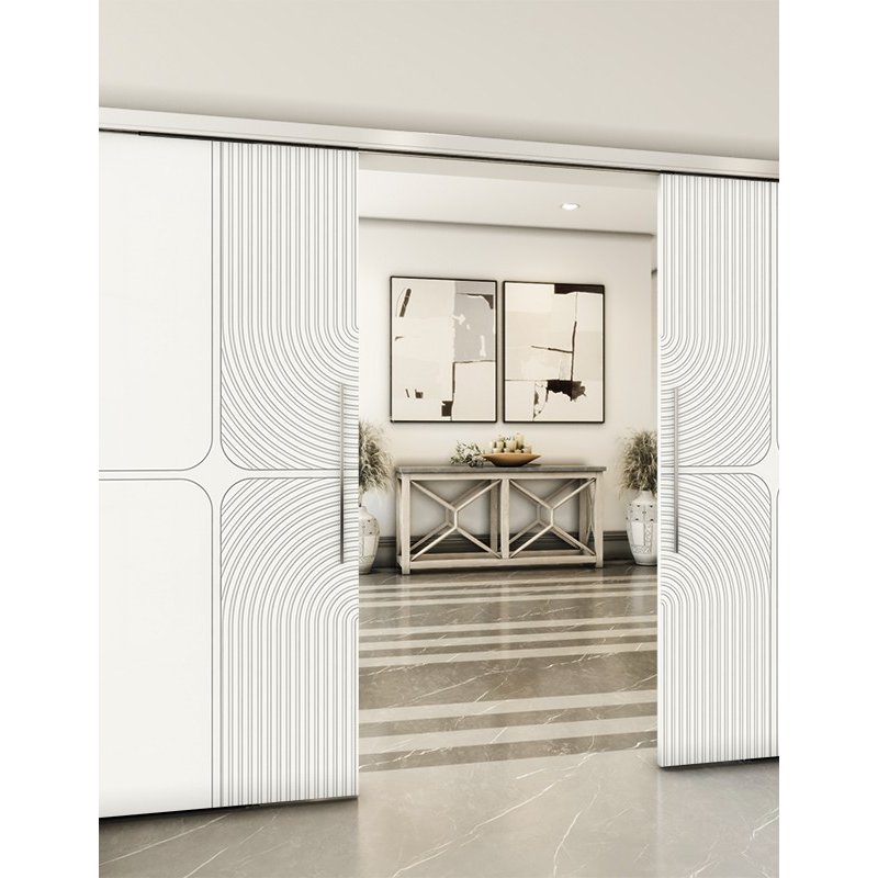 Holzschiebetür Slim-Line - Weiss Model 3017 Holzschiebetür Slim-Line - Weiss Model 3017