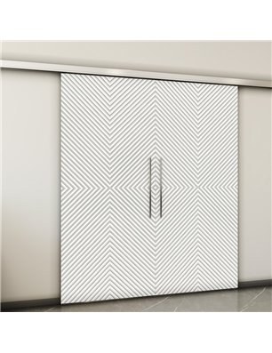 Holzschiebetür Slim-Line - Weiss  Model 3047-2