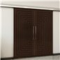 Holzschiebetür Slim-Line - Wenge Model 3001 Holzschiebetür Slim-Line - Wenge Model 3001