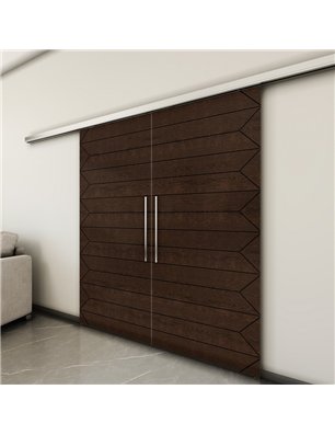 Holzschiebetür Slim-Line - Wenge  Model 3007-3