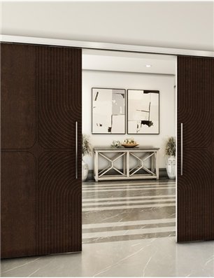 Holzschiebetür Slim-Line - Wenge  Model 3017
