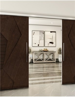 Holzschiebetür Slim-Line - Wenge Model 3033