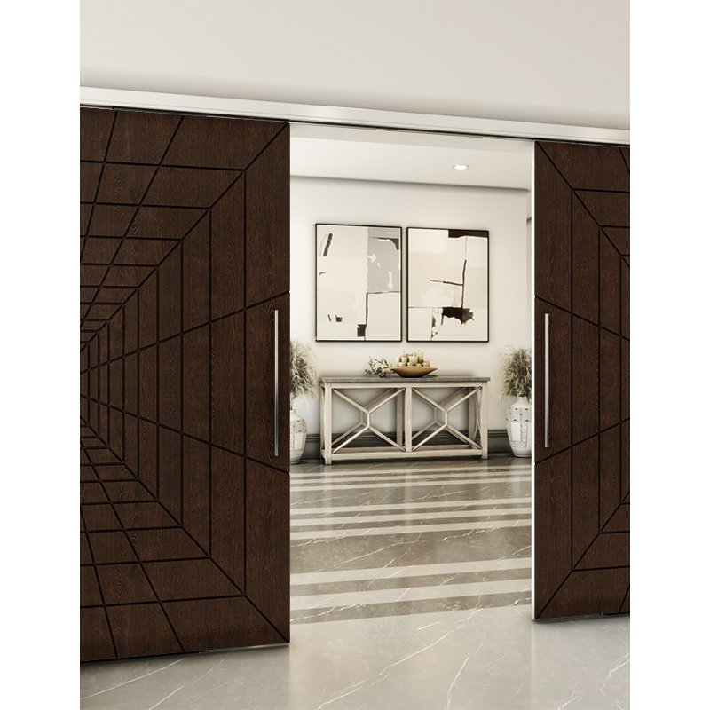 Holzschiebetür Slim-Line - Wenge Model 3034 Holzschiebetür Slim-Line - Wenge Model 3034