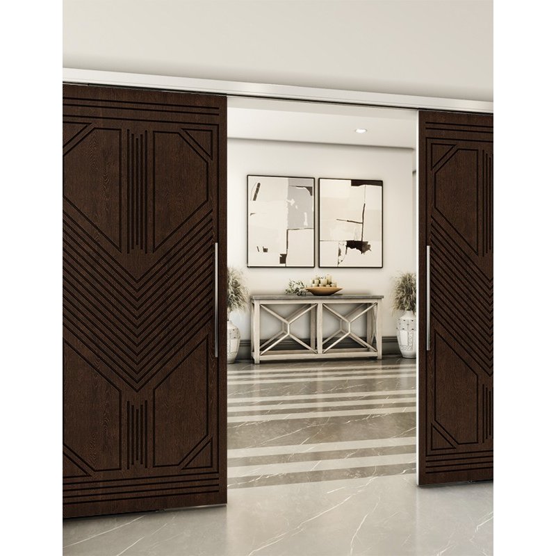 Holzschiebetür Slim-Line - Wenge Model 3048 Holzschiebetür Slim-Line - Wenge Model 3048