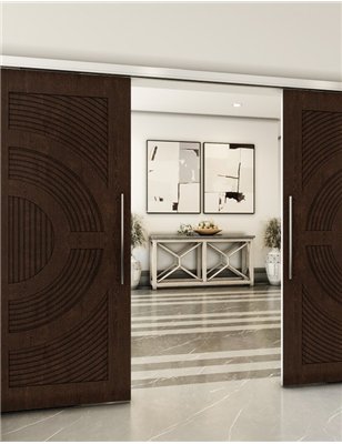 Holzschiebetür Slim-Line - Wenge Model 3051