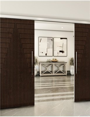 Holzschiebetür Slim-Line - Wenge Model 3052