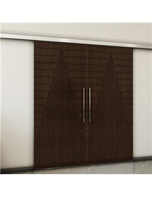 Holzschiebetür Slim-Line - Wenge  Model 3053-2