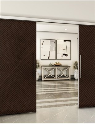 Holzschiebetür Slim-Line - Wenge Model 3054