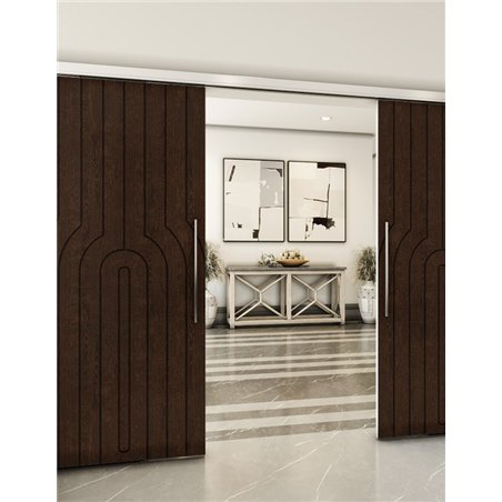 Holzschiebetür Slim-Line - Wenge Model 3056