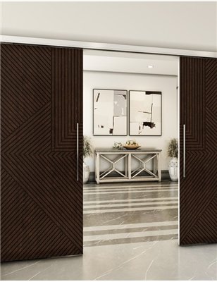 Holzschiebetür Slim-Line - Wenge Model 3058