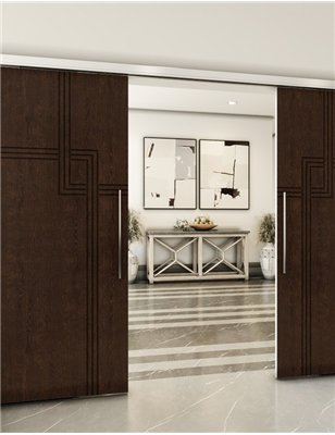 Holzschiebetür Slim-Line - Wenge Model 3059