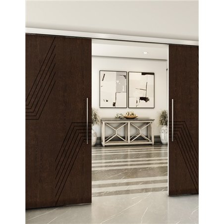 Holzschiebetür Slim-Line - Wenge Model 3060