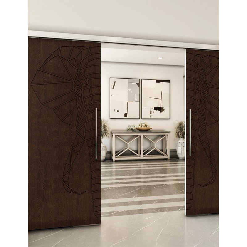 Holzschiebetür Slim-Line - Wenge Model 3062 Holzschiebetür Slim-Line - Wenge Model 3062