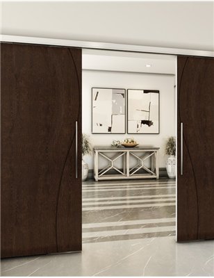 Holzschiebetür Slim-Line - Wenge Model 3064