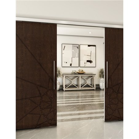 Holzschiebetür Slim-Line - Wenge Model 3068