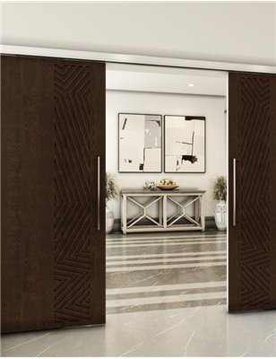 Holzschiebetür Slim-Line - Wenge Model 3070