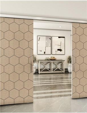 Holzschiebetür Slim-Line - Eiche  Model 3018