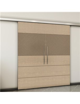Holzschiebetür Slim-Line - Eiche  Model 3020-2