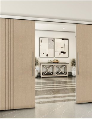 Holzschiebetür Slim-Line - Eiche Model 3028