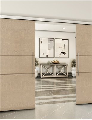 Holzschiebetür Slim-Line - Eiche Model 3032