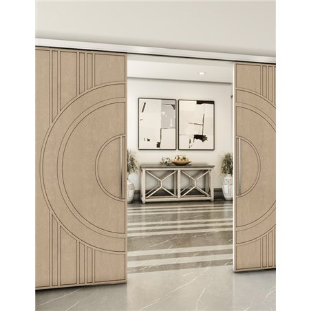 Holzschiebetür Slim-Line - Eiche Model 3035