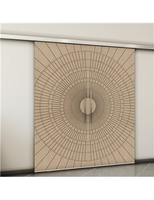 Holzschiebetür Slim-Line - Eiche  Model 3036-2