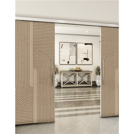 Holzschiebetür Slim-Line - Eiche Model 3040