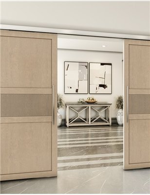 Holzschiebetür Slim-Line - Eiche Model 3042