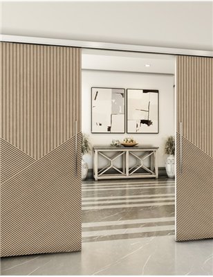 Holzschiebetür Slim-Line - Eiche Model 3044