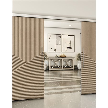 Holzschiebetür Slim-Line - Eiche Model 3044