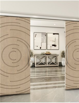 Holzschiebetür Slim-Line - Eiche Model 3046