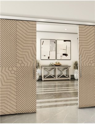 Holzschiebetür Slim-Line - Eiche Model 3050