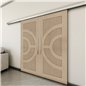 Holzschiebetür Slim-Line - Eiche Model 3051 Holzschiebetür Slim-Line - Eiche Model 3051