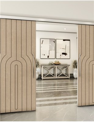 Holzschiebetür Slim-Line - Eiche Model 3056
