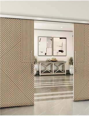 Holzschiebetür Slim-Line - Eiche Model 3058