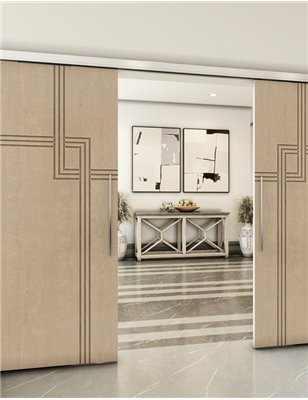Holzschiebetür Slim-Line - Eiche Model 3059