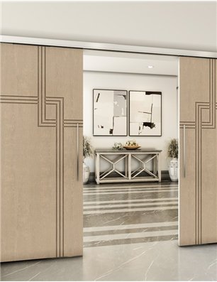 Holzschiebetür Slim-Line - Eiche  Model 3059