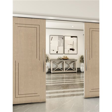 Holzschiebetür Slim-Line - Eiche Model 3065