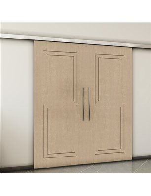 Holzschiebetür Slim-Line - Eiche  Model 3065-2