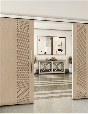 Holzschiebetür Slim-Line - Eiche Model 3070